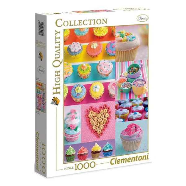 CLEMENTONI ΠΑΖΛ HIGH QUALITY COLLECTION ΓΛΥΚΑ DONUTS 1000 ΤΜΧ