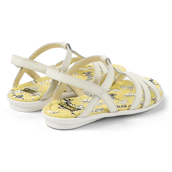 CAMPER KIDS SANDALS GIRL TWINS WHITE