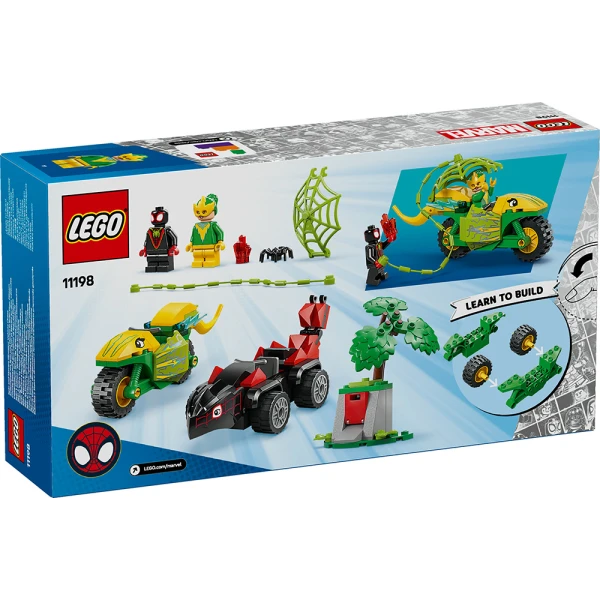 LEGO® MARVEL SPIDEY AND HIS AMAZING FRIENDS SPIN AND ELECTRO DINOSAUR VEHICLE CHASE