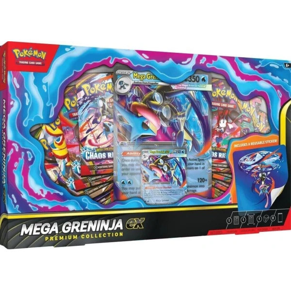 POKEMON MEGA GRENINJA EX PREMIUM COLLECTION