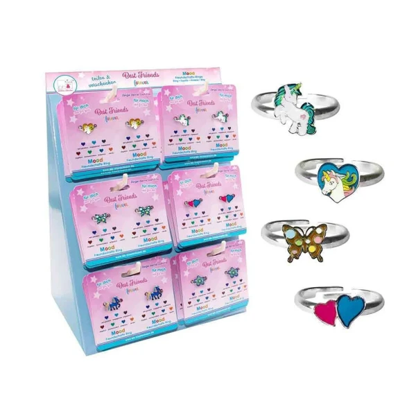 RINGS BEST FRIENDS 2 pcs- 6 DESIGNS