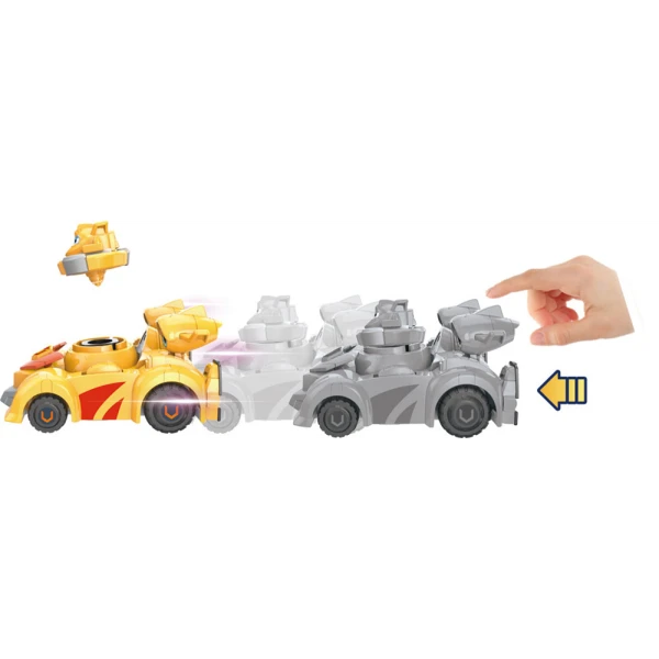 SUPER WINGS SUPER PET FREE WHEEL - SPINNING GOLDEN BOY & VEHICLE