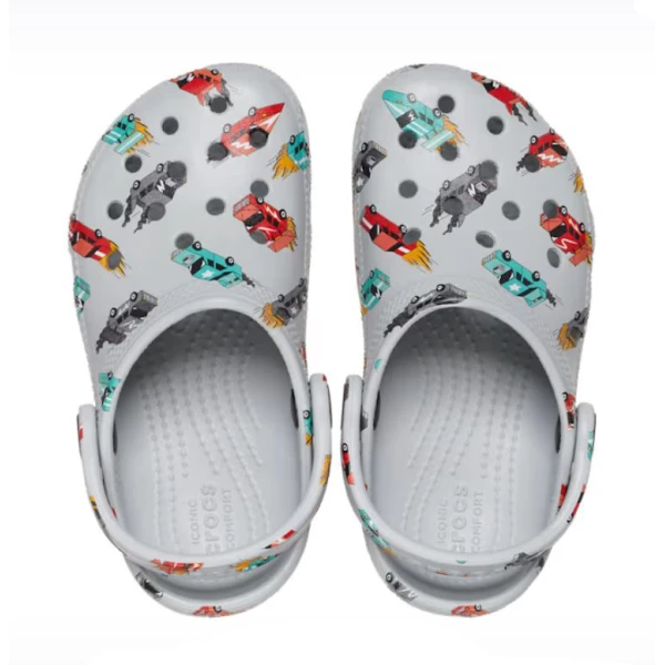 CROCS CLASSIC RACE CARS GRAPHIC T MIRAGE/MULTI