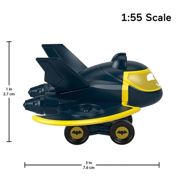 FISHER PRICE BATWHEELS VEHICLES - BATWING THE BAT PLANE