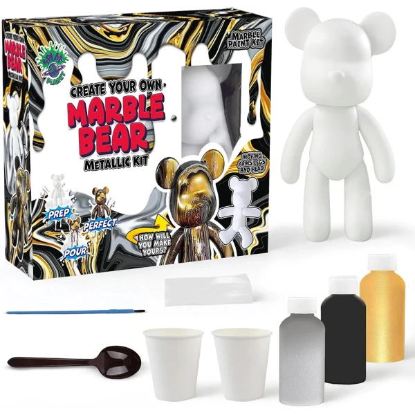 SPLAT PLANET CREATE KIT METAL MARBLE BEAR