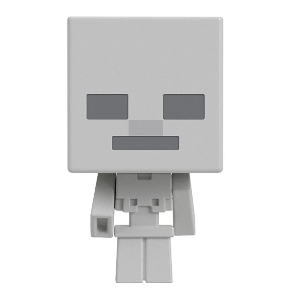 MINECRAFT MOB HEAD MINI FIGURE - GREY 