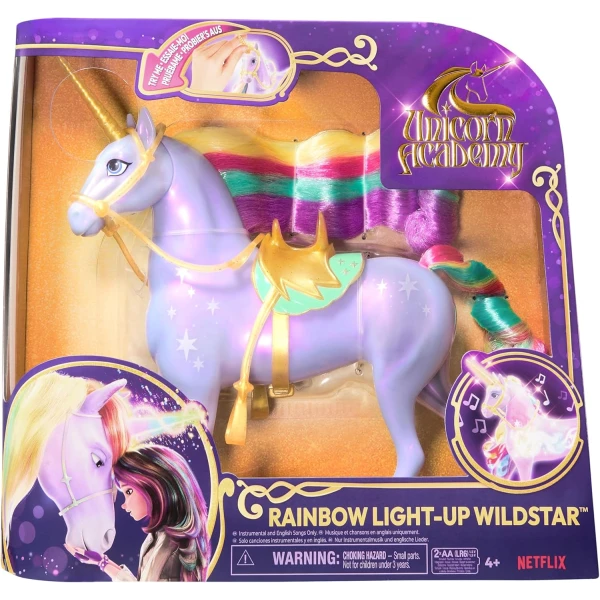 UNICORN ACADEMY ΜΟΝΟΚΕΡΟΣ RAINBOW LIGHT-UP WILDSTAR