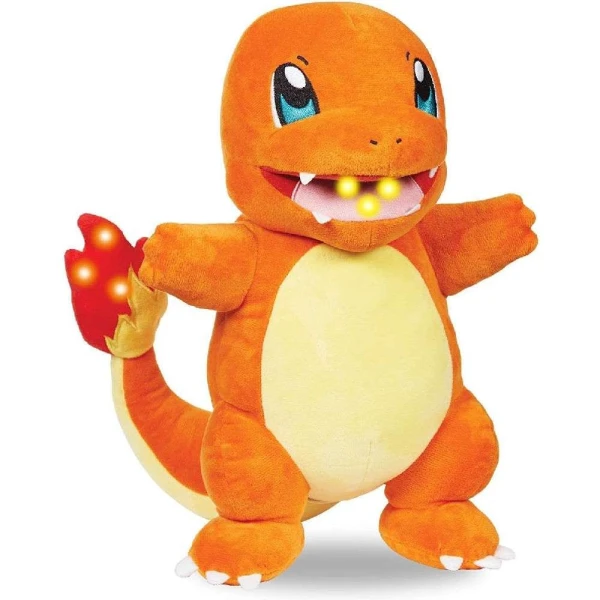 POKEMON PLUSH CHARMANDER 25 cM WITH SOUND & LIGHT (FLAME ACTION)