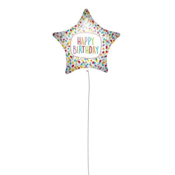 ΜΠΑΛΟΝΙ HAPPY BIRTHDAY BRIGHT STAR FOIL 46 cm