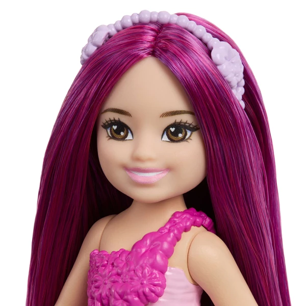 BARBIE CHELSEA DOLL FAIRYTALE WORLD - MERMAID WITH PINK HAIR