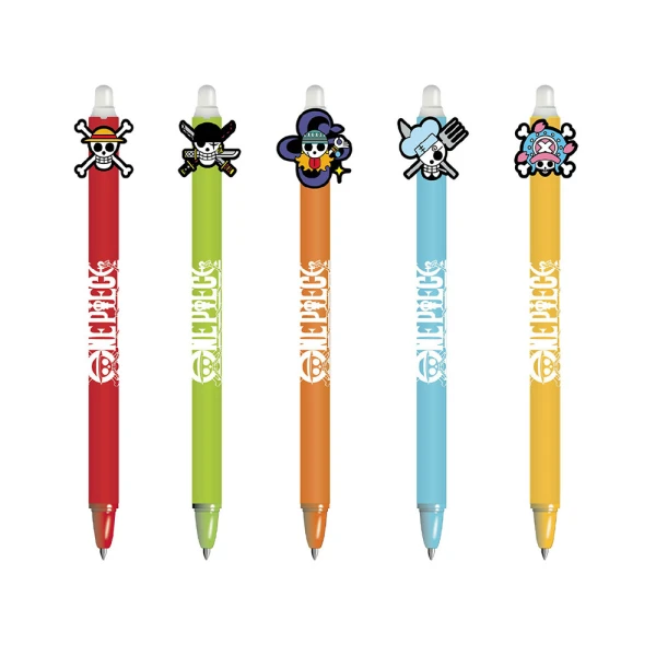 ONE PIECE ERASABLE GEL PEN - 5 DESIGNS