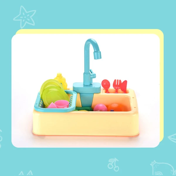 SINK WITH WATER AND ACCESSORIES -4 COLORS