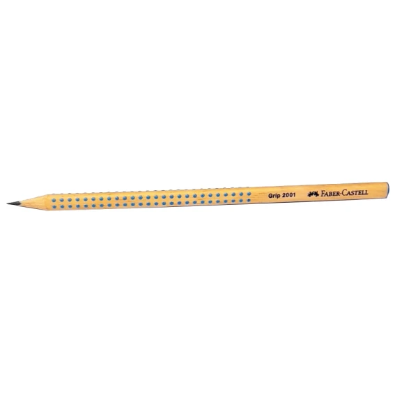 FABER-CASTELL PENCIL GRIP 2001 HB NATURAL WOOD - BLUE