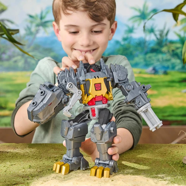 TRANSFORMERS CYBERWORLD CHOMP & BATTLE - FIGURE GRIMLOCK