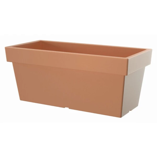 TERRACOTTA PLASTIC PLANTER LOFLY CASE 80Χ35Χ33 cm