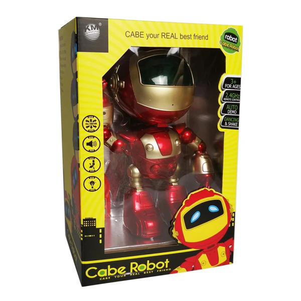 REMOTE CONTROLLED ROBOT RED WITH USB 2.4 GHz