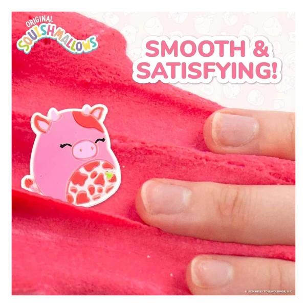 SQUISHMALLOWS ΑΡΩΜΑΤΙΚΟ CLOUD SLIME ΜΕ TOPPER ΣΕ ΒΑΖΑΚΙ W1 - CALYNDA THE COW