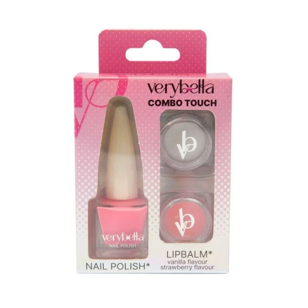 VERY BELLA COMBO TOUCH ΒΕΡΝΙΚΙ ΝΥΧΙΩΝ ΚΑΙ LIP BALM