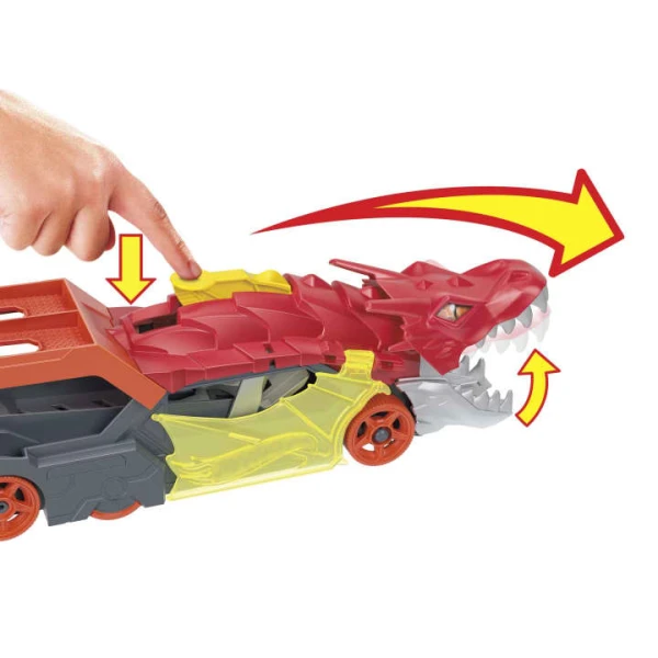 HOT WHEELS CITY DRAGON LAUNCH TRANSPORTER