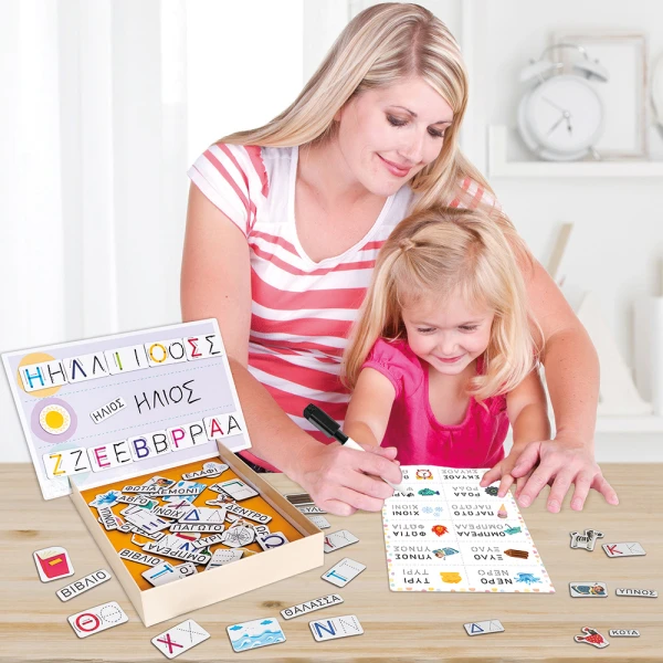 HAPPIHOBBI LEARN TO WRITE 72 EDUCATIONAL PAPER MAGNETS FOR AGES 5+