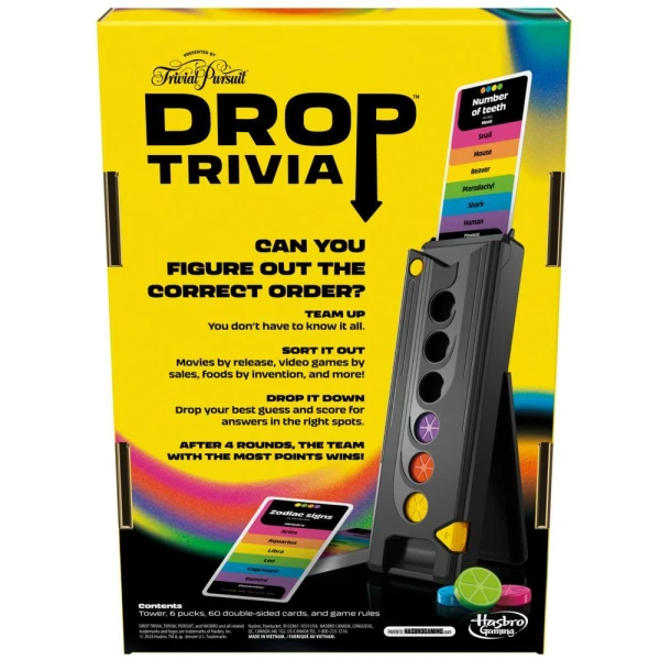 DROP TRIVIA PARTY GAME