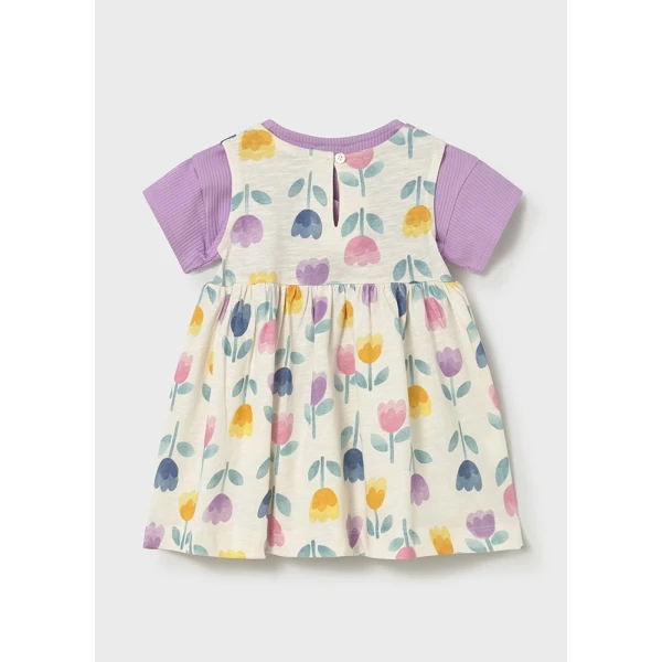 MAYORAL DRESS 2 PIECES LILAC 