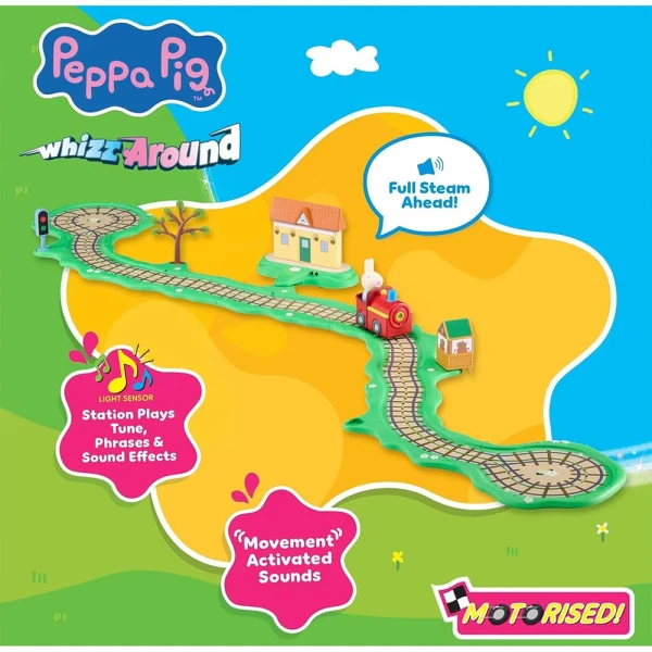 PEPPA PIG WHIZZ AROUND PLAYSET GRANDPA PIG TRAIN