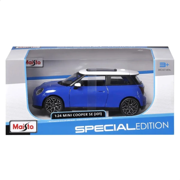 MAISTO 1:24 SPECIAL EDITION MINI COOPER SE (J01) BLUE