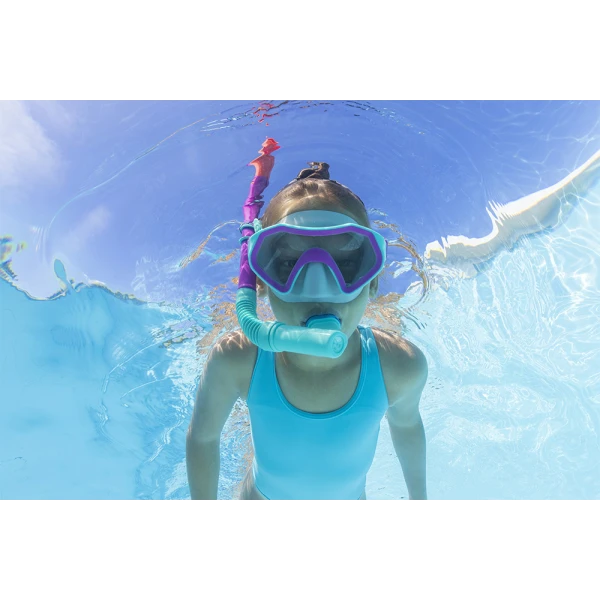 BESTWAY SET MASK WITH SNORKEL & FINS PINK