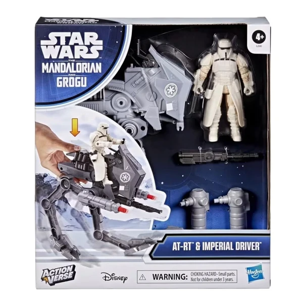 STAR WARS ACTIONVERSE AT-RT VEHICLE & IMPERIAL DRIVER