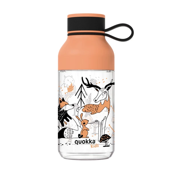 QUOKKA ΠΑΙΔΙΚΟ ΜΠΟΥΚΑΛΙ ΝΕΡΟΥ TRITAN ICE ΜΕ ΛΑΒΗ 430ml IN THE WOODS