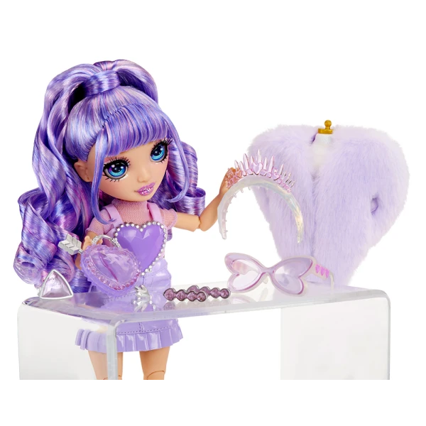 RAINBOW HIGH CREATIVE CRYSTALS FASHION DOLL - VIOLET