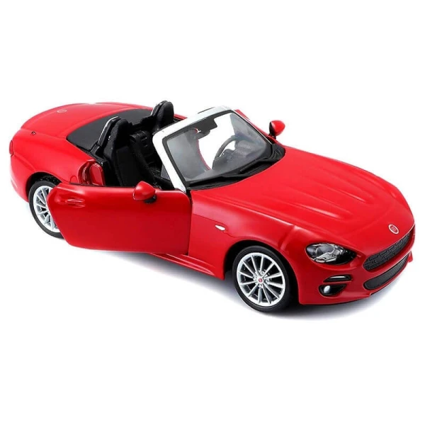 BBURAGO 1:24 FIAT 124 SPIDER RED