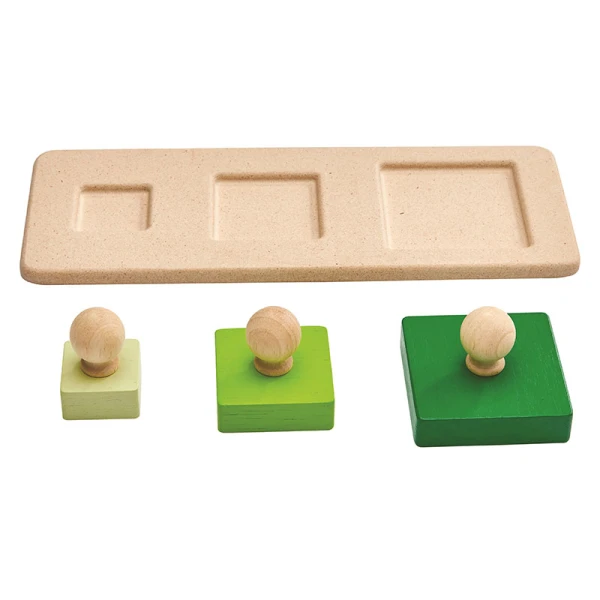 PLAN TOYS ΞΥΛΙΝΟ ΠΑΖΛ ΜΕ ΤΕΤΡΑΓΩΝΑ