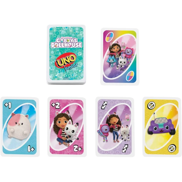 ΕΠΙΤΡΑΠΕΖΙΟ ΚΑΡΤΩΝ UNO JUNIOR - GABBY\'S DOLLHOUSE