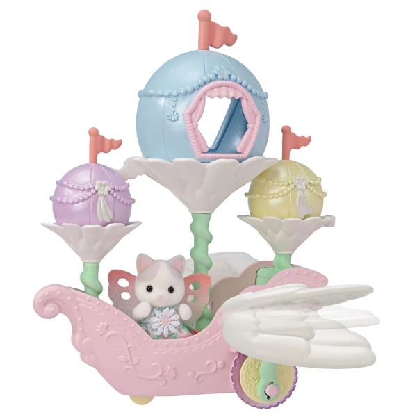 THE SYLVANIAN FAMILIES FLORAL FANTASY SKYSHIP