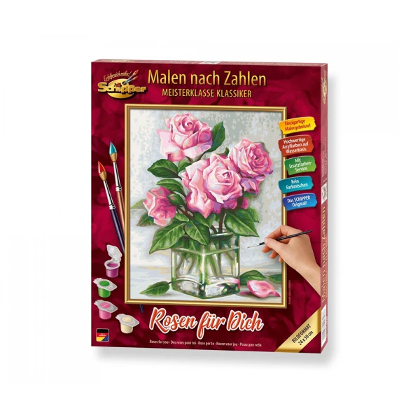 SCHIPPER MNZ PAINTING BY NUMBERS - ROSES FOR YOU