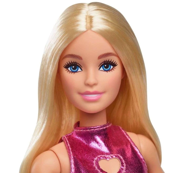 BARBIE FASHIONISTAS DOLL - FUCHSIA HEART DRESS