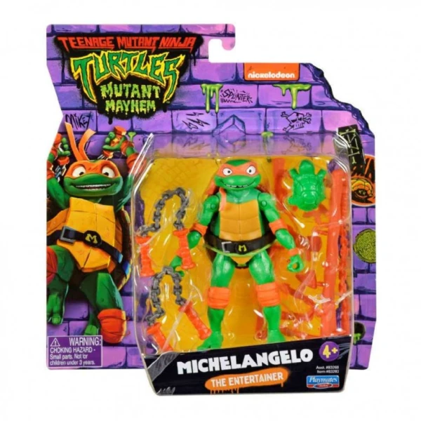 TMNT MOVIE ΒΑΣΙΚΗ ΦΙΓΟΥΡΑ ΔΡΑΣΗΣ - 6 ΣΧΕΔΙΑ