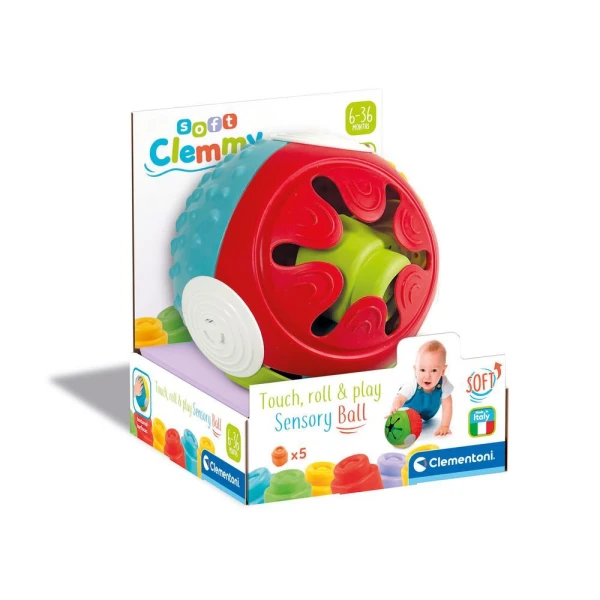 SOFT CLEMMY ΑΙΣΘΗΤΗΡΙΑΚΗ ΜΠΑΛΑ ΓΙΑ 12-36 ΜΗΝΩΝ