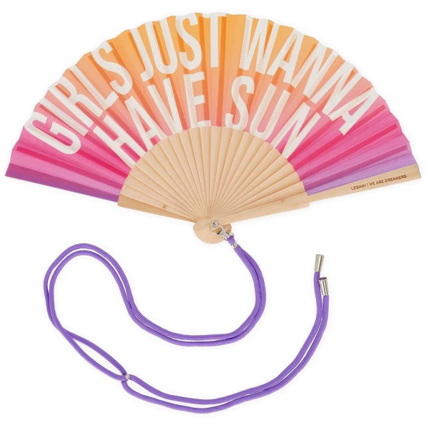LEGAMI FOLDING PAPER FAN SUNSET