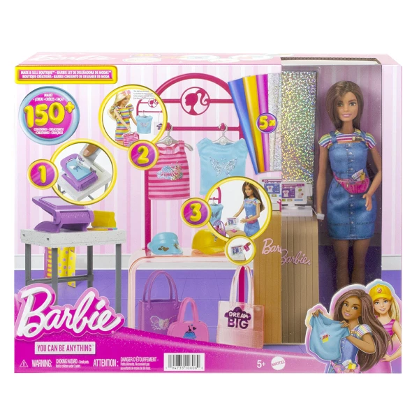 BARBIE ΕΡΓΑΣΤΗΡΙΟ ΜΟΔΑΣ ΚΑΙ ΚΟΥΚΛΑ 