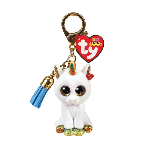 TY BEANIE MINI BOOS UNICORN WITH CLIP