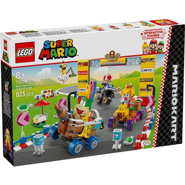 LEGO® SUPER MARIO™: MARIO KART™ – BABY PEACH & ΣΕΤ ΓΚΡΑΝ ΠΡΙ