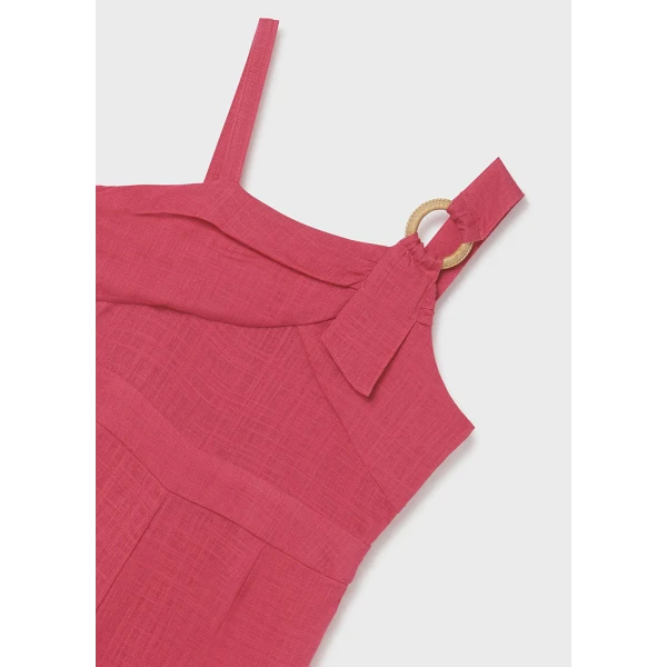 MAYORAL LINEN JOGGING SUIT DARK FUCHSIA