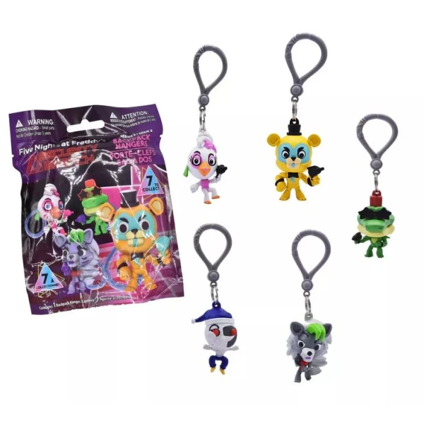 KEYCHAIN FNAF SERIES 2 - 7 DESIGNS