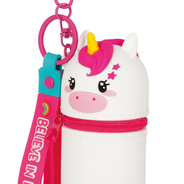 LEGAMI MINI KAWAII COIN PURSE WITH KEY RING - UNICORN