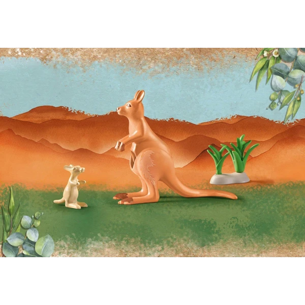 PLAYMOBIL WILTOPIA KANGAROO WITH BABY