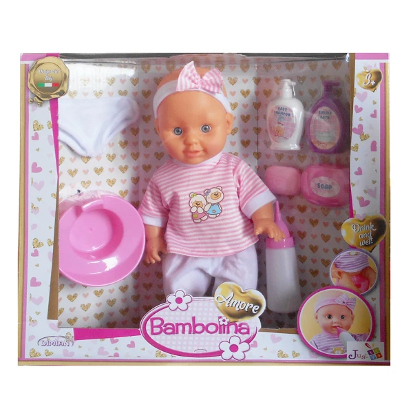 ΚΟΥΚΛΑ BAMBOLINA AMORE 36 εκ. ΠΙΠΙ ΠΟΠΟ ΣΕΤ