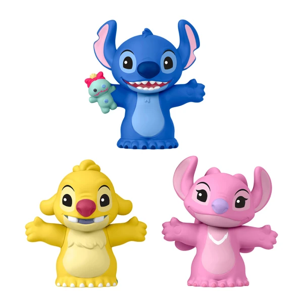 FISHER PRICE LITTLE PEOPLE SET WITH COLLECTIBLE FIGURES LILO & STITCH
